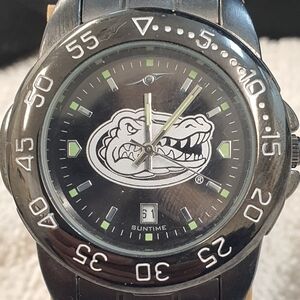 Sun Time Florida Gators FantomSport Black Stainless Steel Collegiate Men's Watch